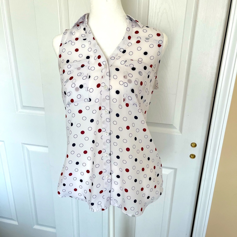 Express Polka Dot Top